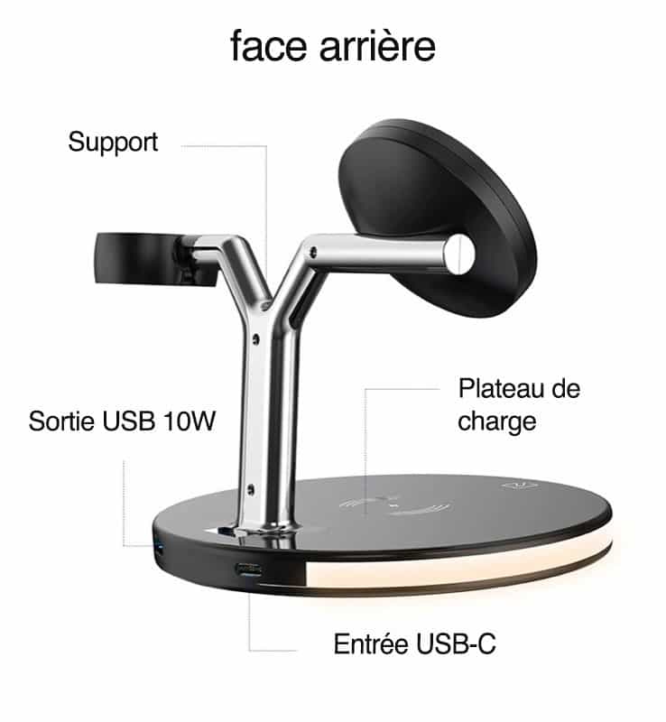 Chargeur Apple Watch <br /> Iphone et AirPods