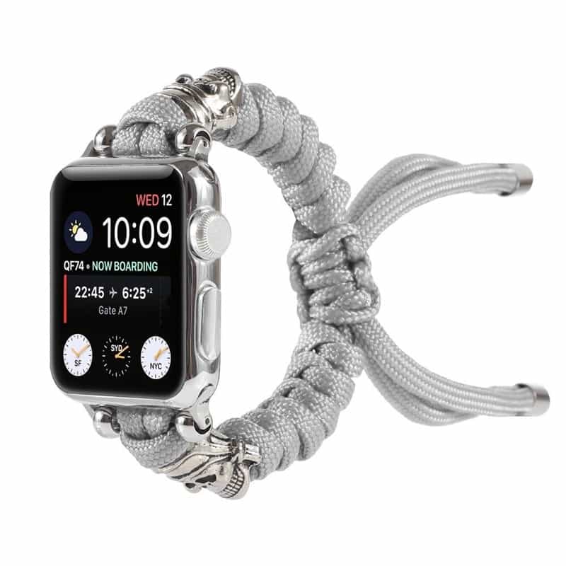 Bracelet Apple Watch <br /> Nylon Tête de Mort