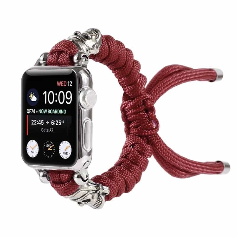 Bracelet Apple Watch <br /> Nylon Tête de Mort