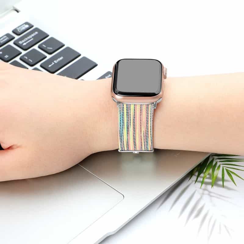 Bracelet Apple Watch <br /> Arc-en-ciel - Univers-Watch