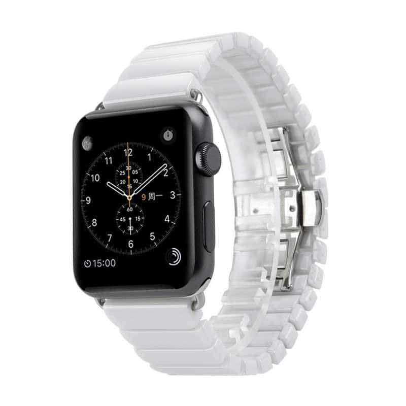 Bracelet Apple Watch <br /> Blanc Alaska - Univers-Watch