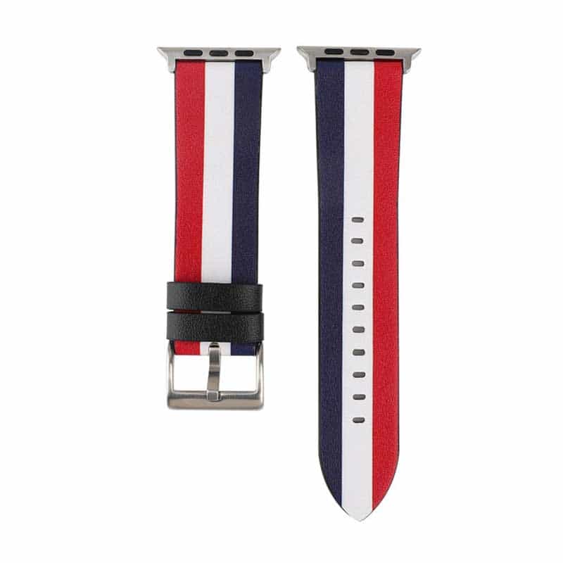 Bracelet Apple Watch <br /> Bleu Blanc Rouge - Univers-Watch