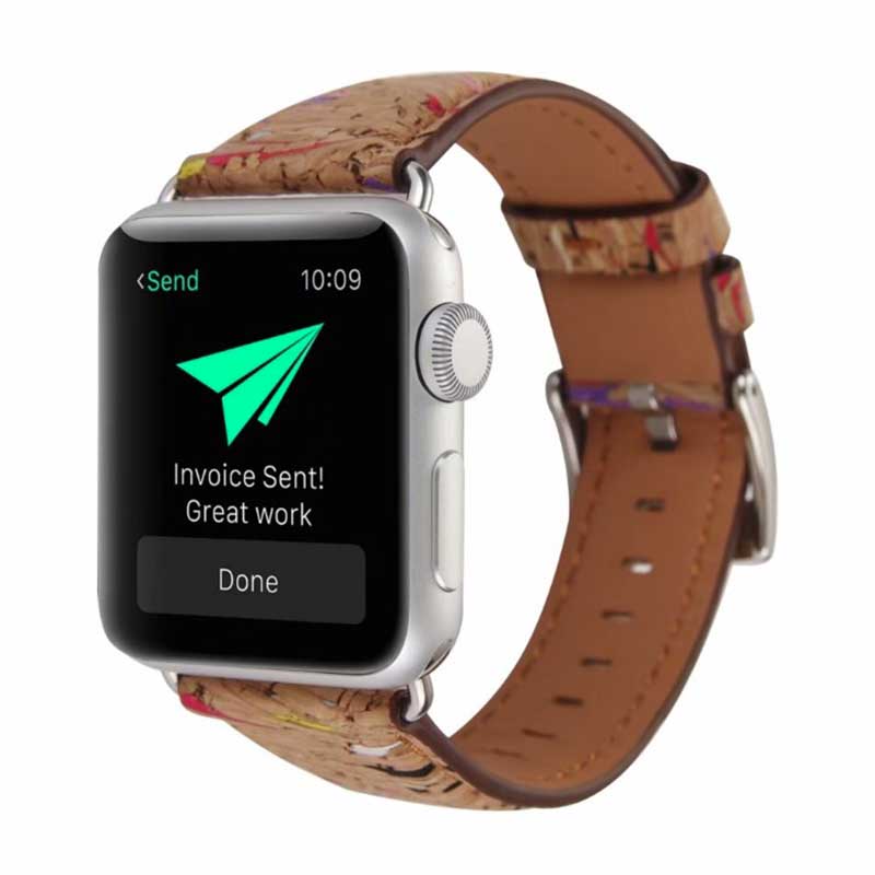 Bracelet Apple Watch <br /> Bois Graffiti - Univers-Watch