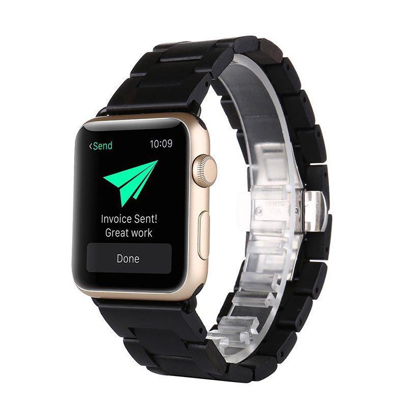 Bracelet Apple Watch <br /> Bois Santal - Univers-Watch