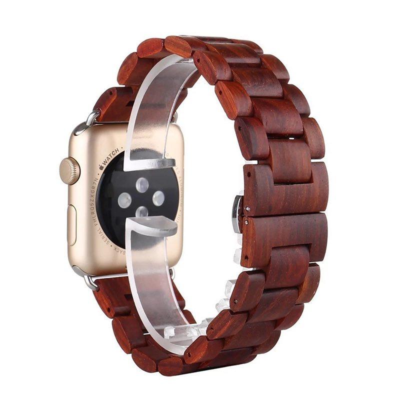 Bracelet Apple Watch <br /> Bois Santal - Univers-Watch