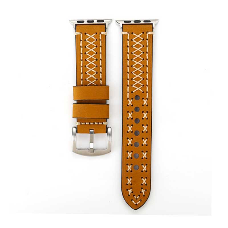 Bracelet Apple Watch <br /> Cuir Amérindien - Univers-Watch