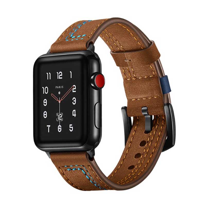 Bracelet Apple Watch <br /> Cuir Cowboy - Univers-Watch