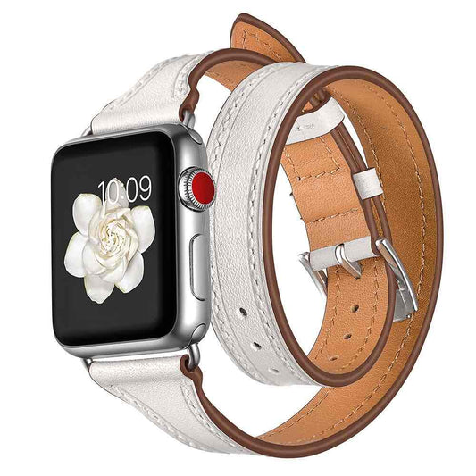 Bracelet Apple Watch <br /> Cuir Double Tour - Univers-Watch