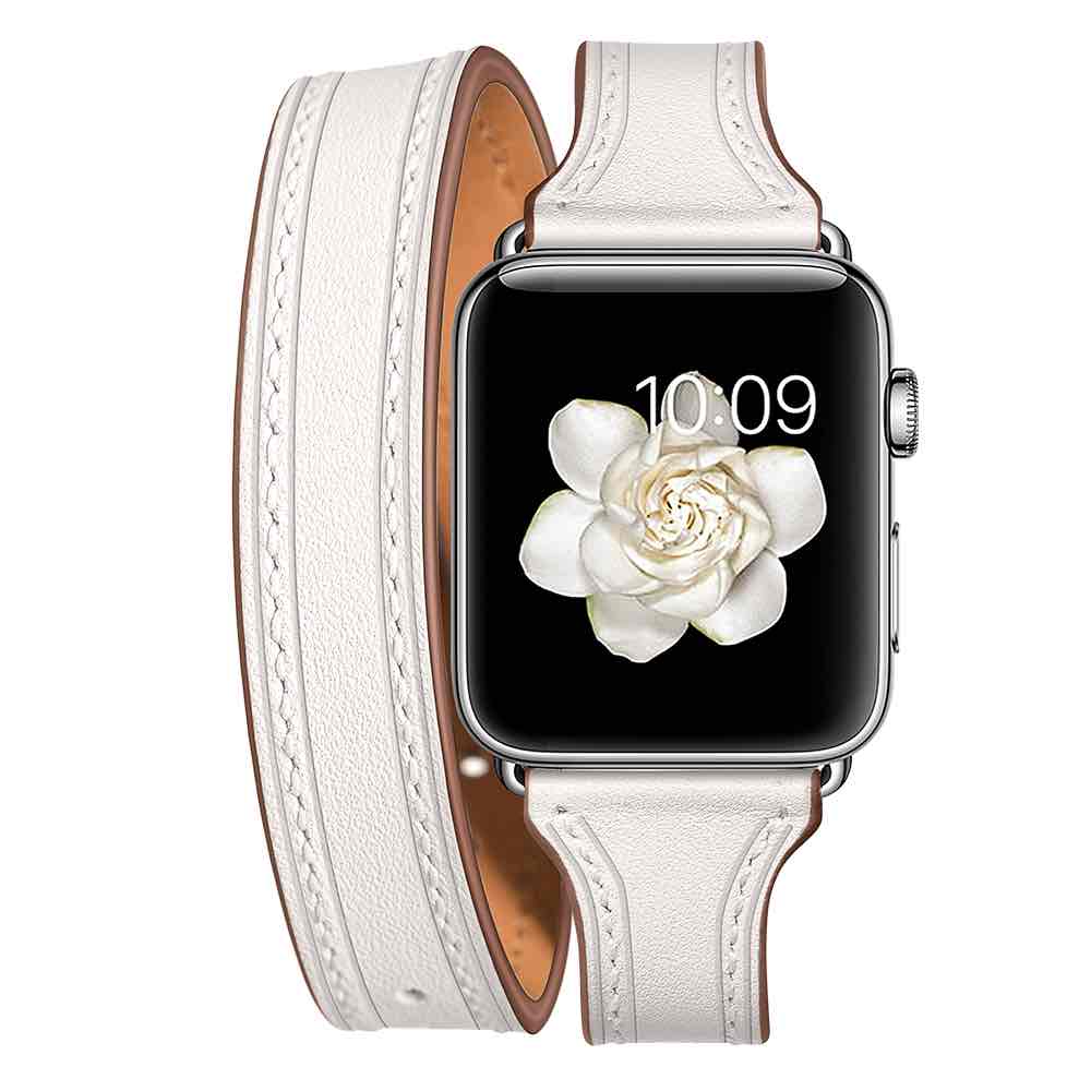 Bracelet Apple Watch <br /> Cuir Double Tour - Univers-Watch