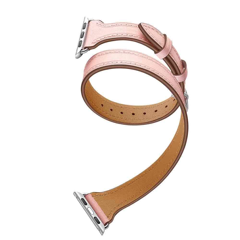 Bracelet Apple Watch <br /> Cuir Double Tour - Univers-Watch