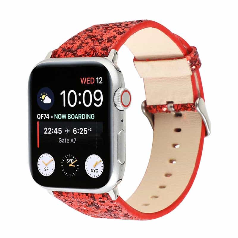 Bracelet Apple Watch <br /> Cuir Femme Fiesta - Univers-Watch