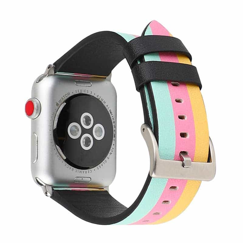 Bracelet Apple Watch <br /> Cuir Havane - Univers-Watch