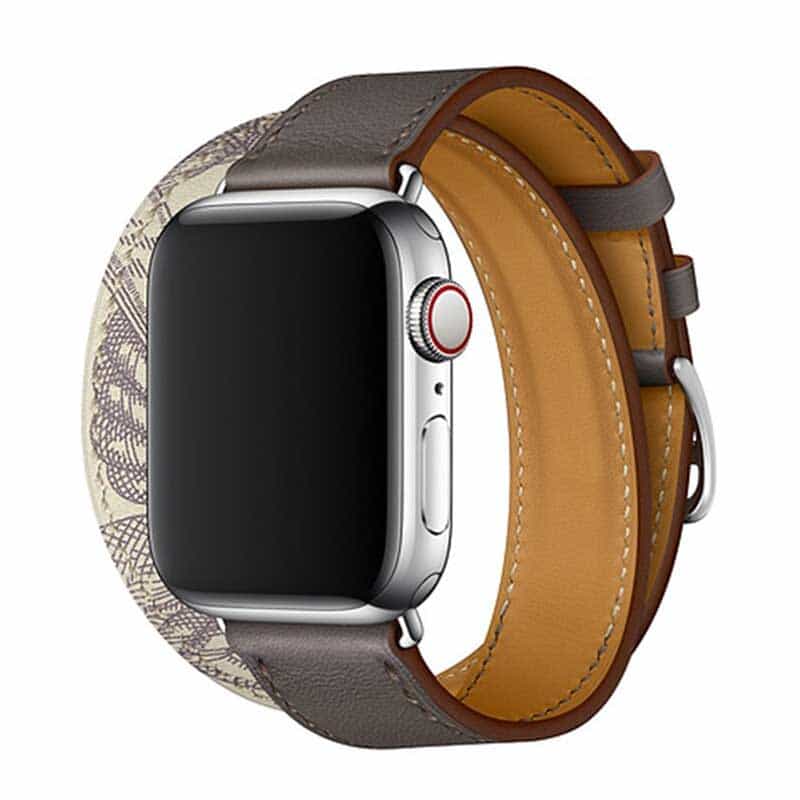 Bracelet Apple Watch <br /> Cuir Hermes - Univers-Watch