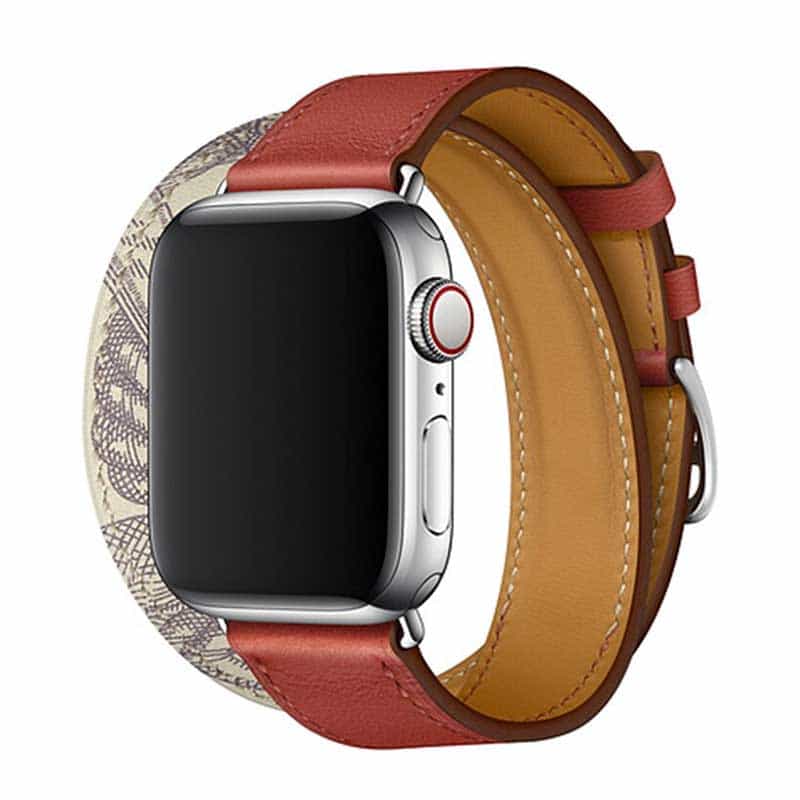 Bracelet Apple Watch <br /> Cuir Hermes - Univers-Watch