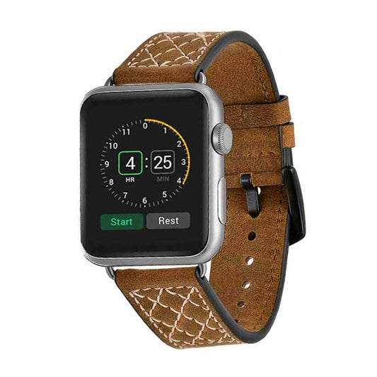 Bracelet Apple Watch <br /> Cuir Indiana - Univers-Watch