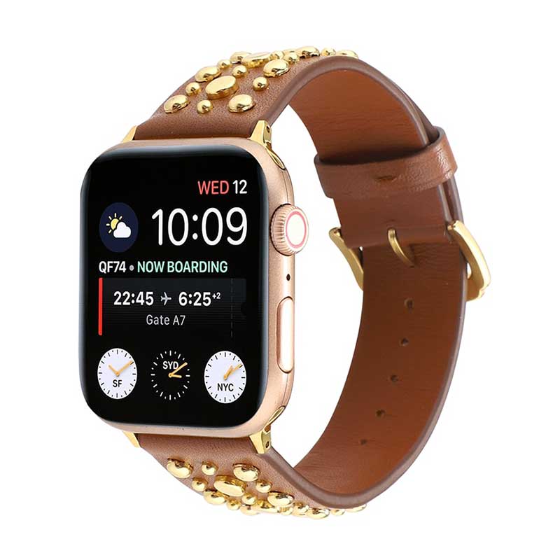 Bracelet Apple Watch <br /> Cuir Paris - Univers-Watch