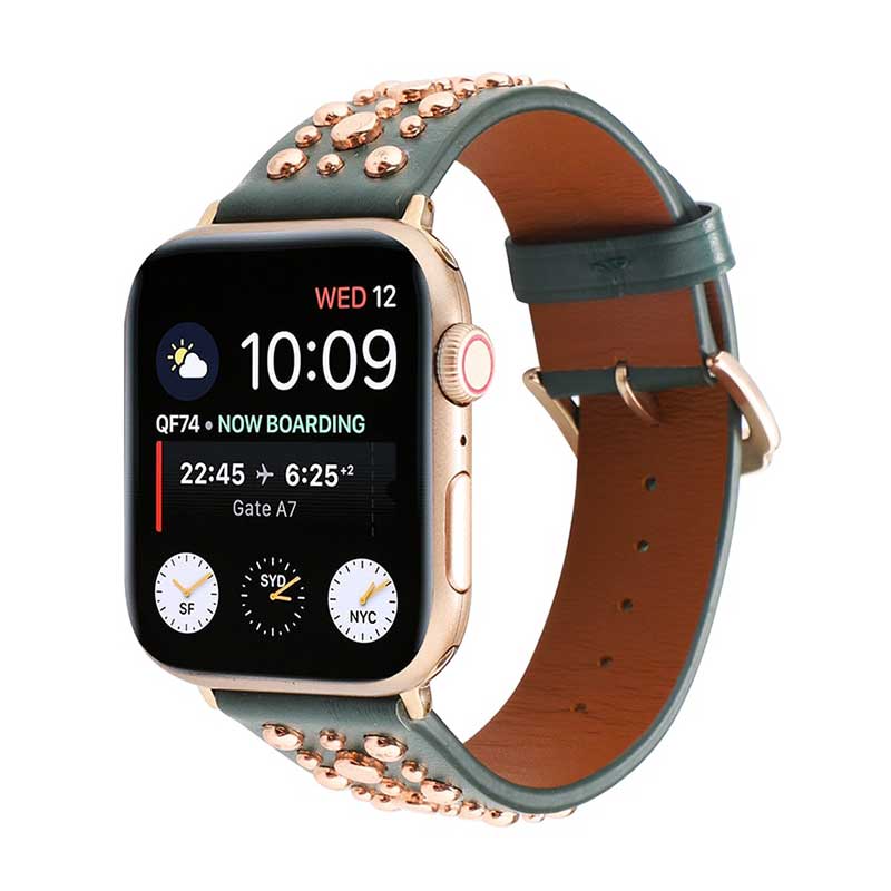 Bracelet Apple Watch <br /> Cuir Paris - Univers-Watch