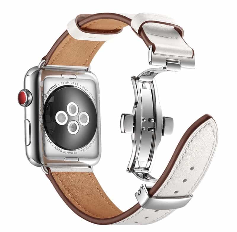 Bracelet Apple Watch <br /> Cuir Prestige - Univers-Watch