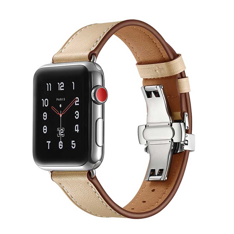 Bracelet Apple Watch <br /> Cuir Prestige - Univers-Watch