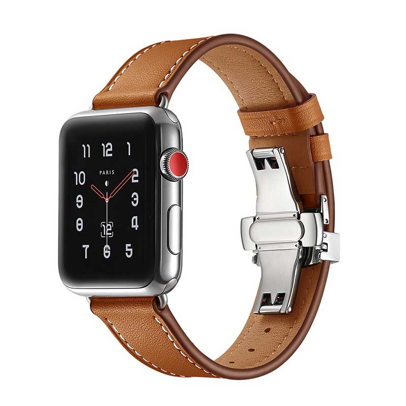 Bracelet Apple Watch <br /> Cuir Prestige - Univers-Watch