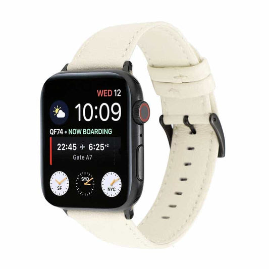 Bracelet Apple Watch <br /> Cuir Sage - Univers-Watch