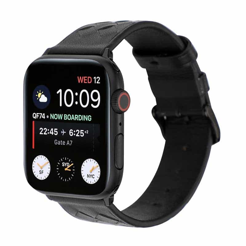 Bracelet Apple Watch <br /> Cuir Tressé - Univers-Watch