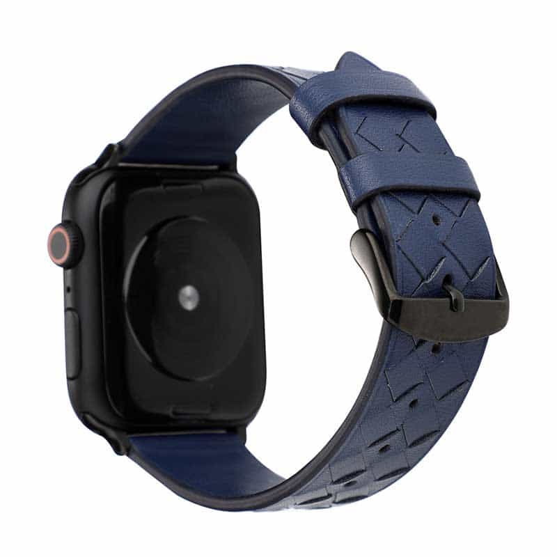 Bracelet Apple Watch <br /> Cuir Tressé - Univers-Watch