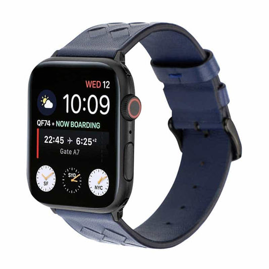 Bracelet Apple Watch <br /> Cuir Tressé - Univers-Watch