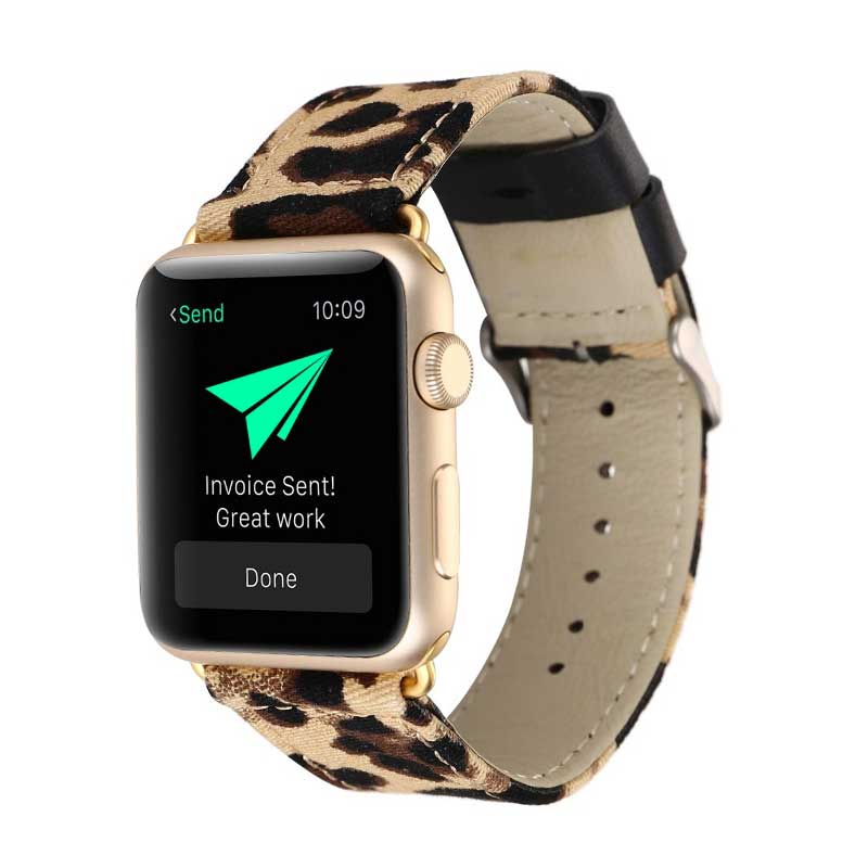 Bracelet Apple Watch <br /> Cuir Véritable - Univers-Watch