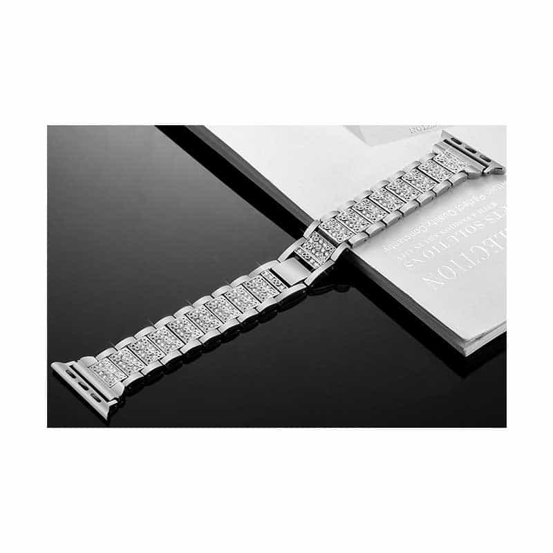 Bracelet Apple Watch <br /> Diamant Noir - Univers-Watch