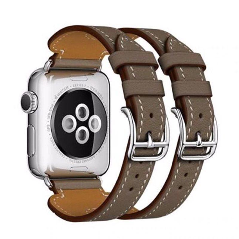 Bracelet Apple Watch <br /> Double Cuir - Univers-Watch