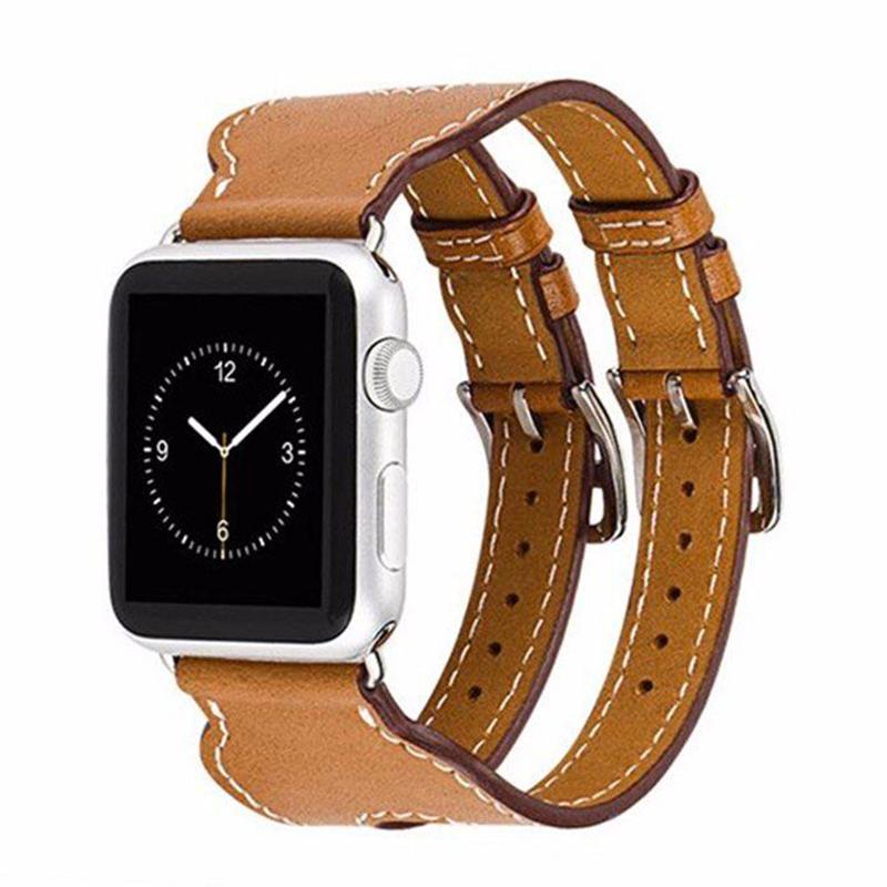 Bracelet Apple Watch <br /> Double Cuir - Univers-Watch