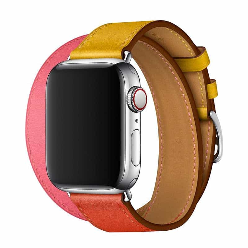 Bracelet Apple Watch <br /> Double Tour Hermes - Univers-Watch