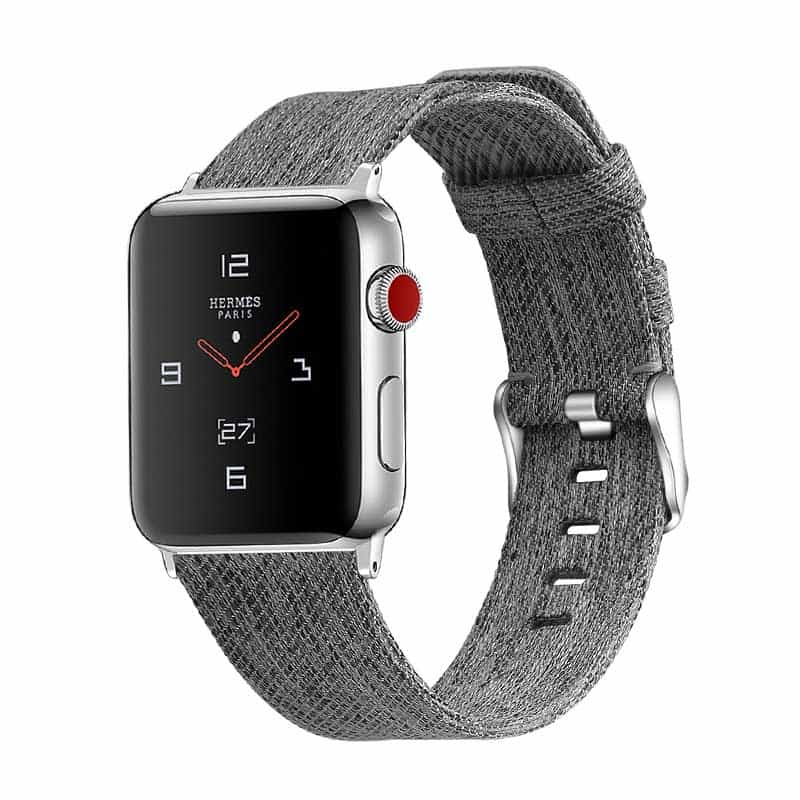 Bracelet Apple Watch <br /> Gris Moucheté - Univers-Watch