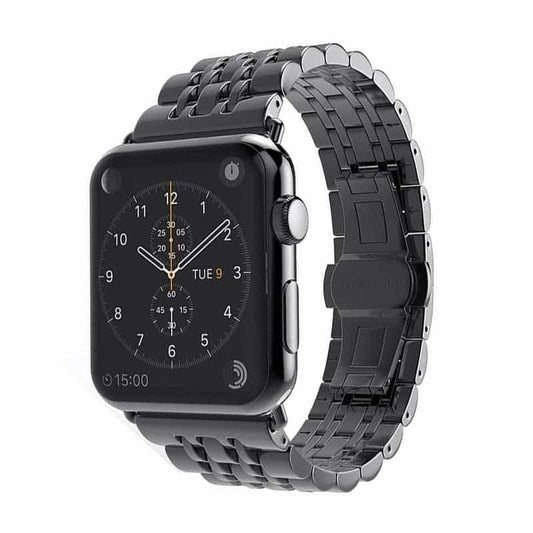 Bracelet Apple Watch <br /> Métal Noir - Univers-Watch