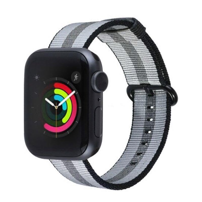 Bracelet Apple Watch <br /> Nylon Lignée - Univers-Watch