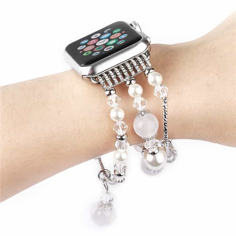 Bracelet Apple Watch <br /> Pearl - Univers-Watch