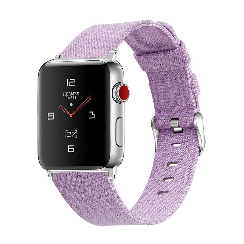 Bracelet Apple Watch <br /> Tissu de Luxe - Univers-Watch