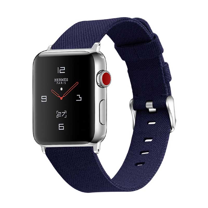 Bracelet Apple Watch <br /> Tissu de Luxe - Univers-Watch