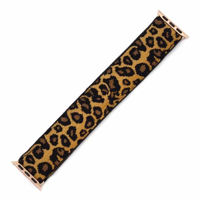 Bracelet Apple Watch <br /> Tissu Leopard - Univers-Watch