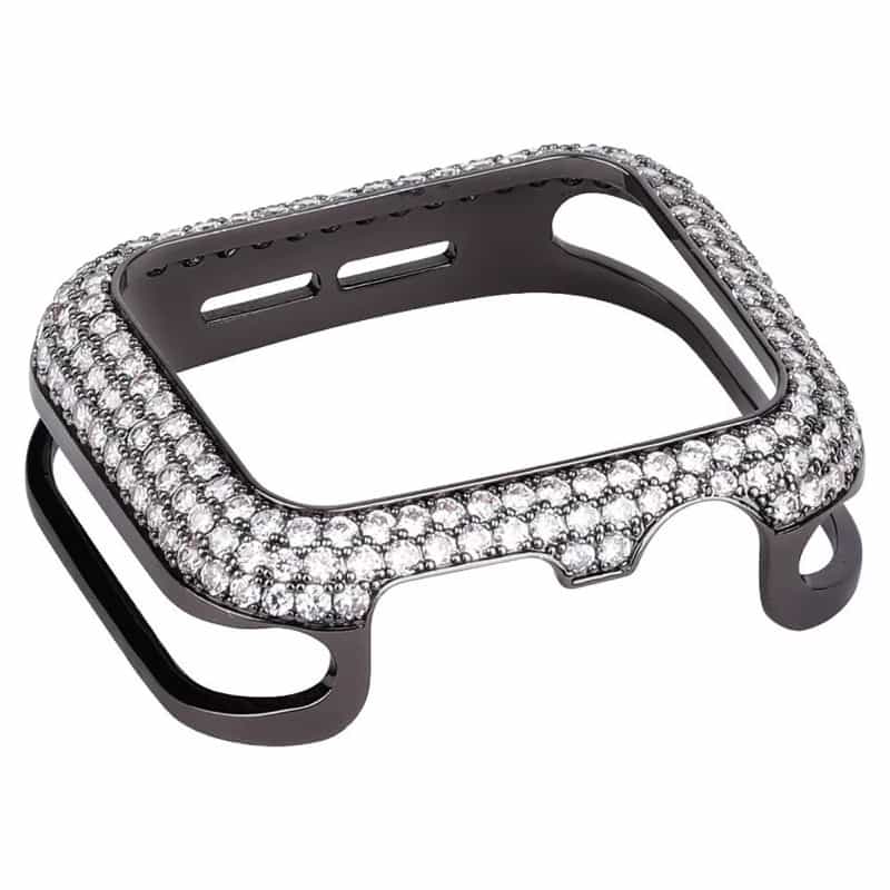 Coque Apple Watch <br /> Noir Diamant