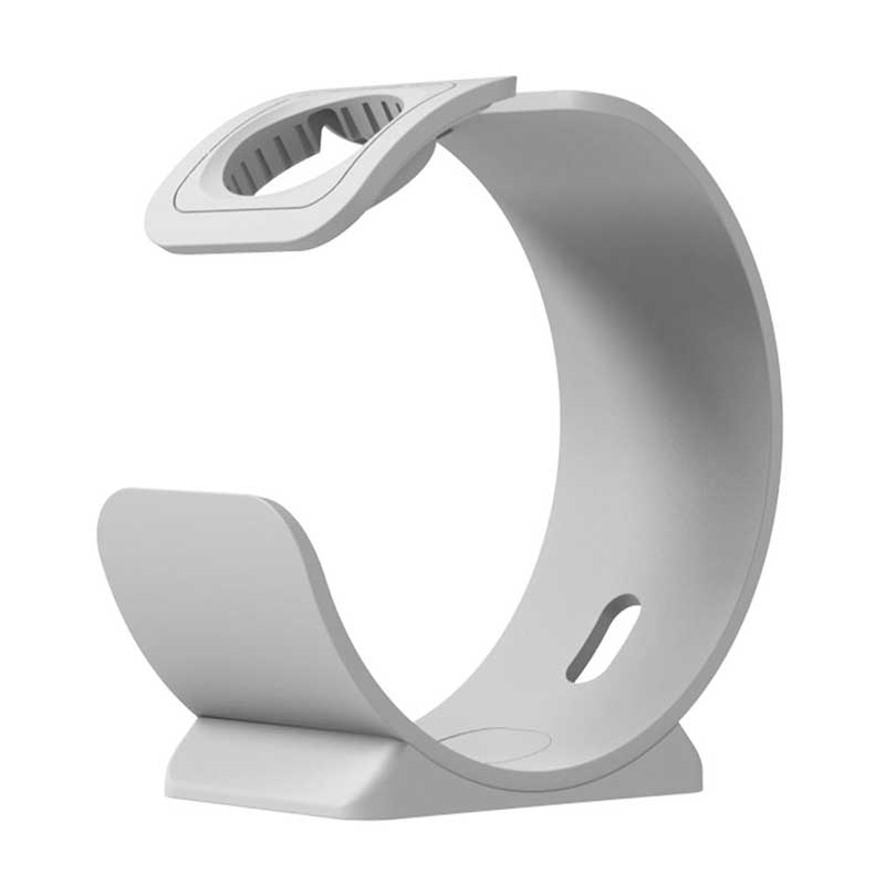 Support Apple Watch Serie 5 Blanc Moderne